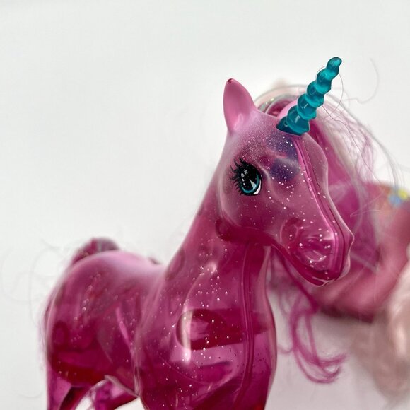 Lot of 2 My Little Pony Toy G3 Pinkie Pie 2008 & VTG Transparent Unicorn Fakie - Picture 8 of 8